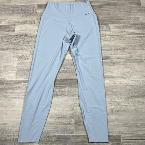 Nike Pants - Nike Dri-Fit Zenvy High Waisted 7/8 Leggings DQ6015-441 Light Blue Women's Small